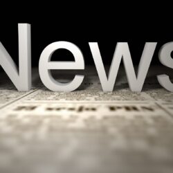 A news paper with the word news written in it.